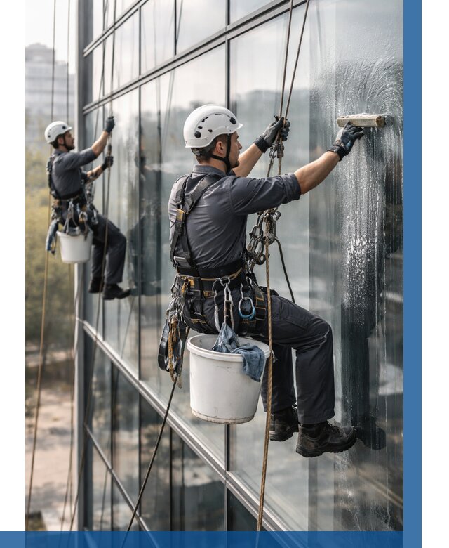 Мойка сплошного остекления в Елабуге, заказать от 304 р.| ВЫСОТНИК-Лбг