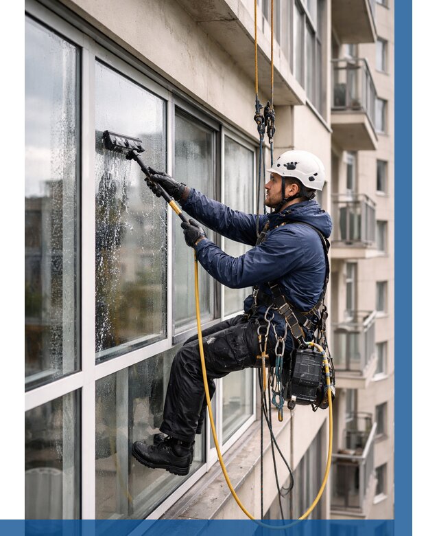 Мойка балконного остекления в Елабуге от 3545 р. | ВЫСОТНИК-Лбг