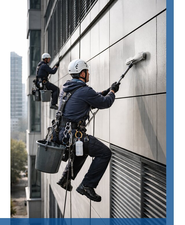 Мойка вентилируемого фасада в Елабуге от 253 р. | ВЫСОТНИК-Лбг