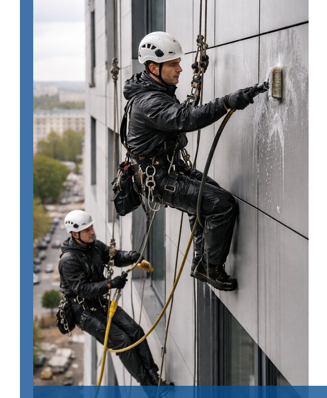 Профессиональная мойка фасада из композита в Елабуге