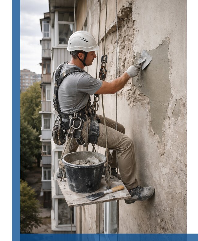 Восстановление фасадной штукатурки в Елабуге с гарантией качества