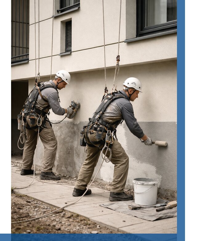 Окраска цоколя здания в Елабуге от 456 р. под ключ | ВЫСОТНИК-Лбг