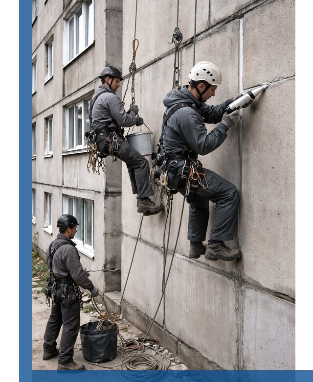 Герметизация межпанельных швов в Елабуге с гарантией герметичности