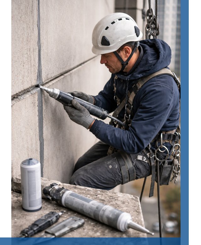 Вторичная герметизация швов в Елабуге от 456 р. | ВЫСОТНИК-Лбг