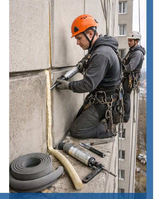 Теплый шов межпанельные швы в Елабуге от 709 р. | ВЫСОТНИК-Лбг