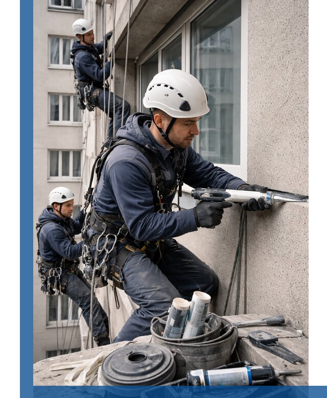 Герметизация швов лоджии в Елабуге профессионально и надежно