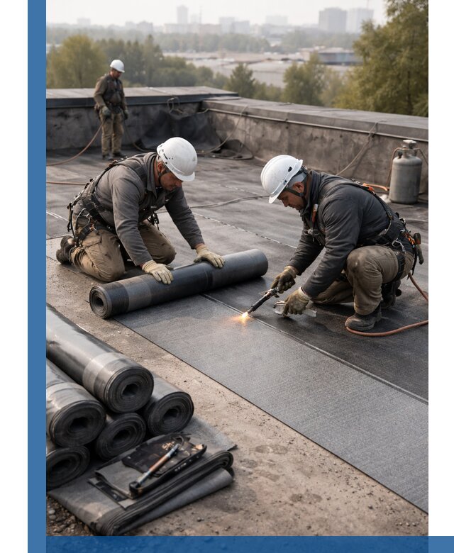 Монтаж мягкой кровли в Елабуге профессионально и надежно