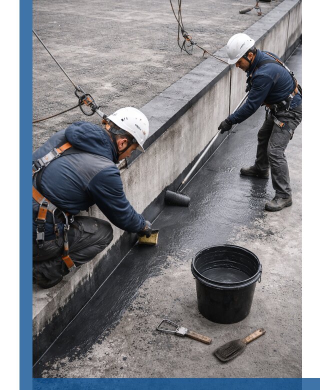 Гидроизоляция кровли жидкой резиной профессионально в Елабуге