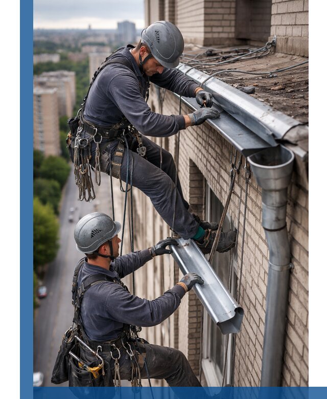 Ремонт водосточных желобов в Елабуге, быстро и качественно