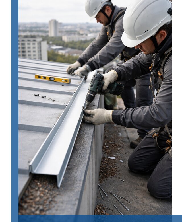 Монтаж капельника на кровле в Елабуге с гарантией качества