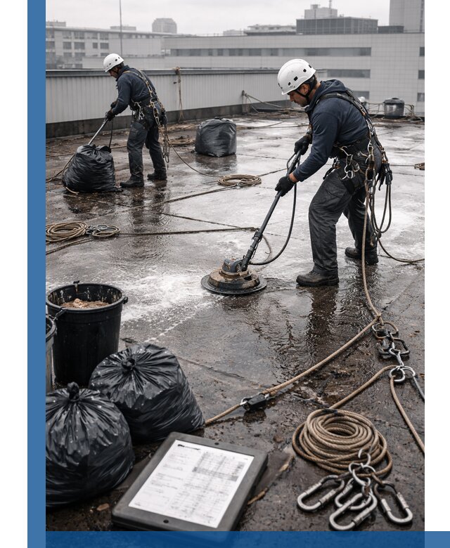 Плановая очистка кровли по графику в Елабуге для безопасности