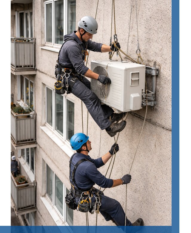 Перенос внешнего блока кондиционера в Елабуге от 9115 р.| ВЫСОТНИК-Лбг