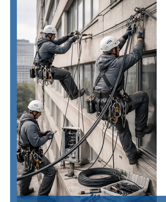 Прокладка оптоволоконного кабеля в Елабуге под ключ с тестированием