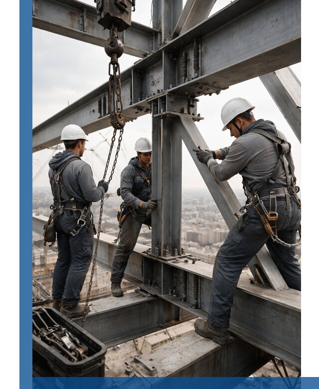 Профессиональный монтаж металлоконструкций на высоте в Елабуге