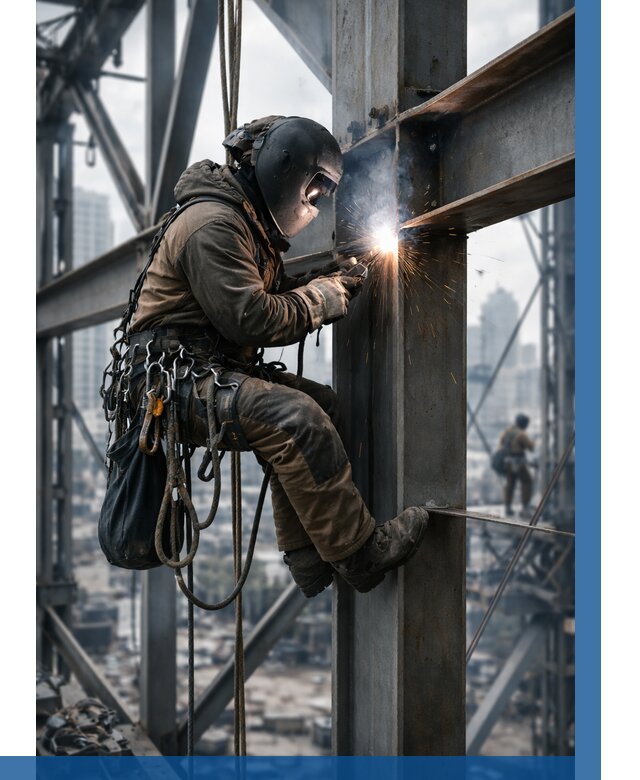 Высотные сварочные работы в Елабуге от 3545 р. | ВЫСОТНИК-Лбг