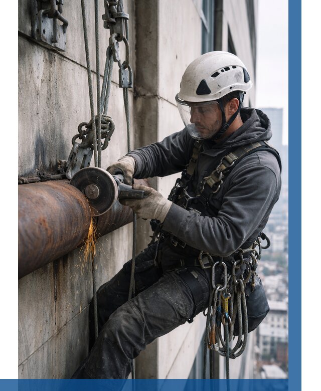 Резка металла на высоте в Елабуге по цене от 4558 р. | ВЫСОТНИК-Лбг