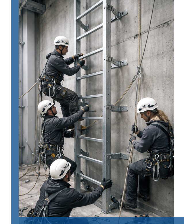 Монтаж металлических лестниц в Елабуге под ключ со гарантией