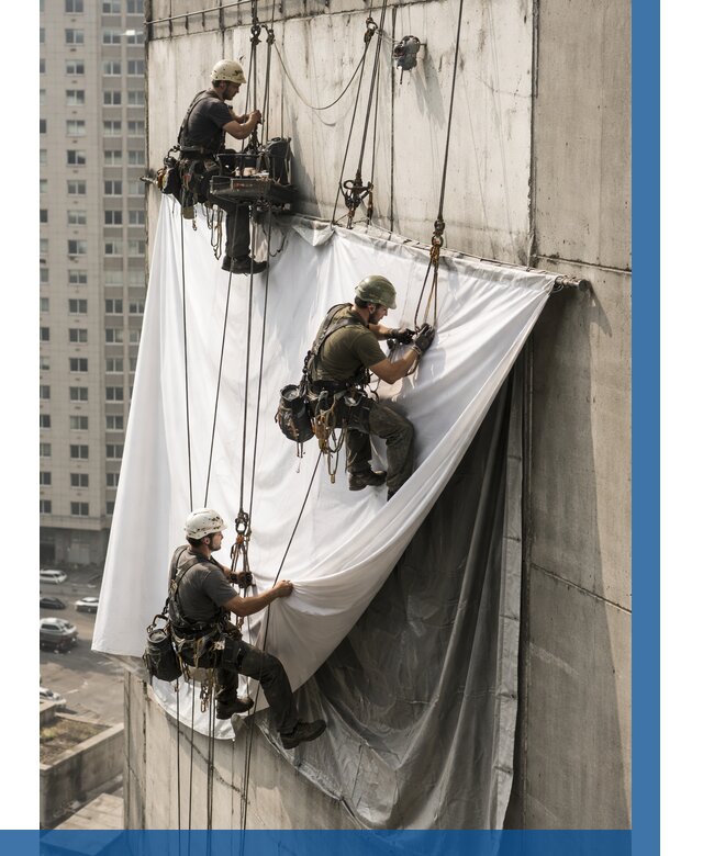 Замена баннерного полотна в Елабуге от 6583 р. | ВЫСОТНИК-Лбг—заказать