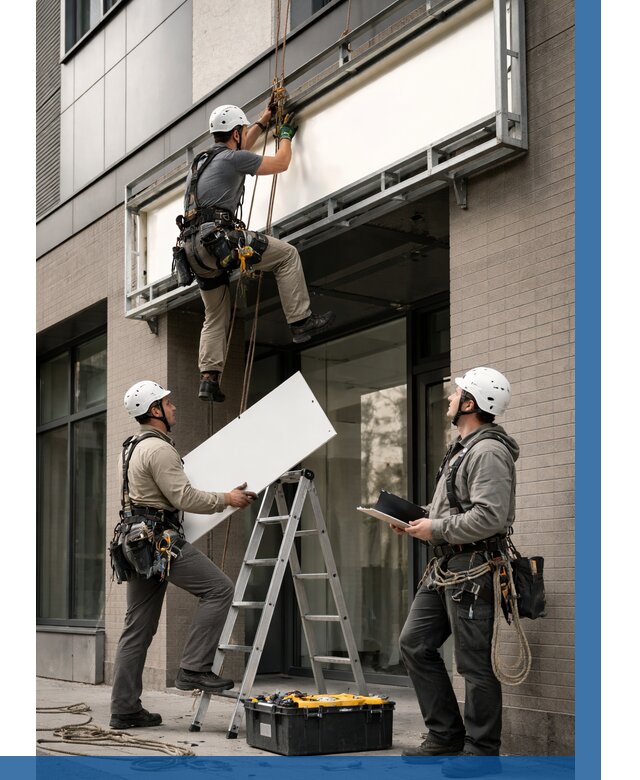 Монтаж светового короба в Елабуге от 6583 р. | ВЫСОТНИК-Лбг