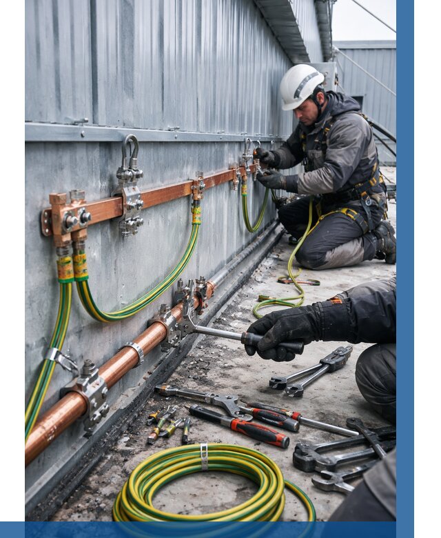 Монтаж заземления здания в Елабуге от 25320 р. | ВЫСОТНИК-Лбг