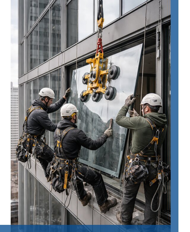 Фасадное остекление зданий под ключ в Елабуге от 10128 р. | ВЫСОТНИК-Лбг