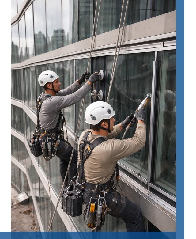 Радиусное остекление фасада в Елабуге от 12154 р. | ВЫСОТНИК-Лбг