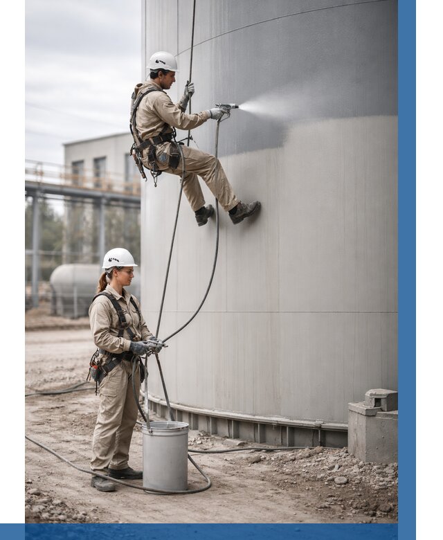 Покраска резервуаров в Елабуге от 1215 р. | ВЫСОТНИК-Лбг — заказать