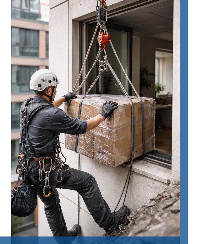 Подъем груза через окно в Елабуге от 4558 р. | ВЫСОТНИК-Лбг