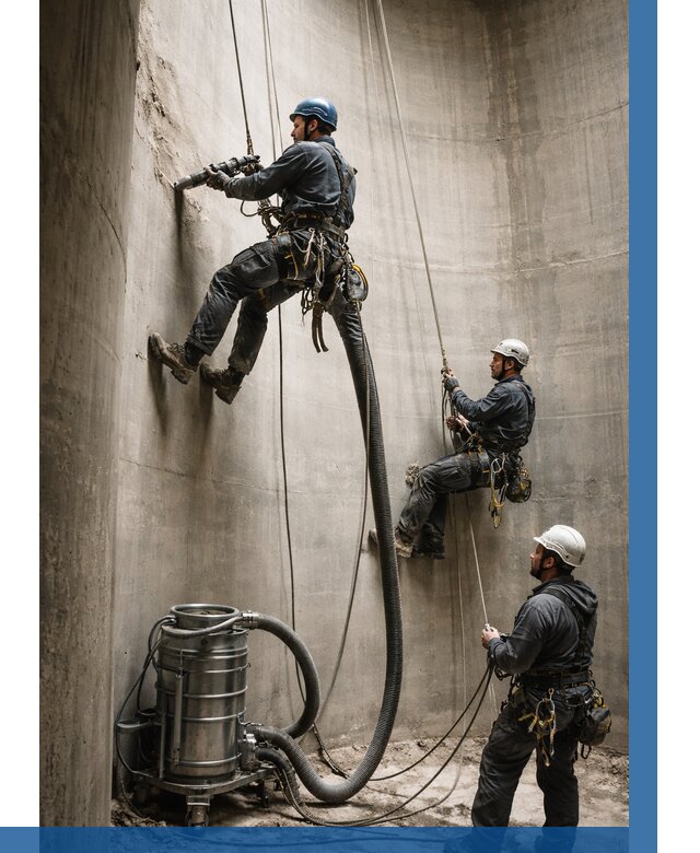 Зачистка силосов в Елабуге от 4558 р. Договор и смета ВЫСОТНИК-Лбг