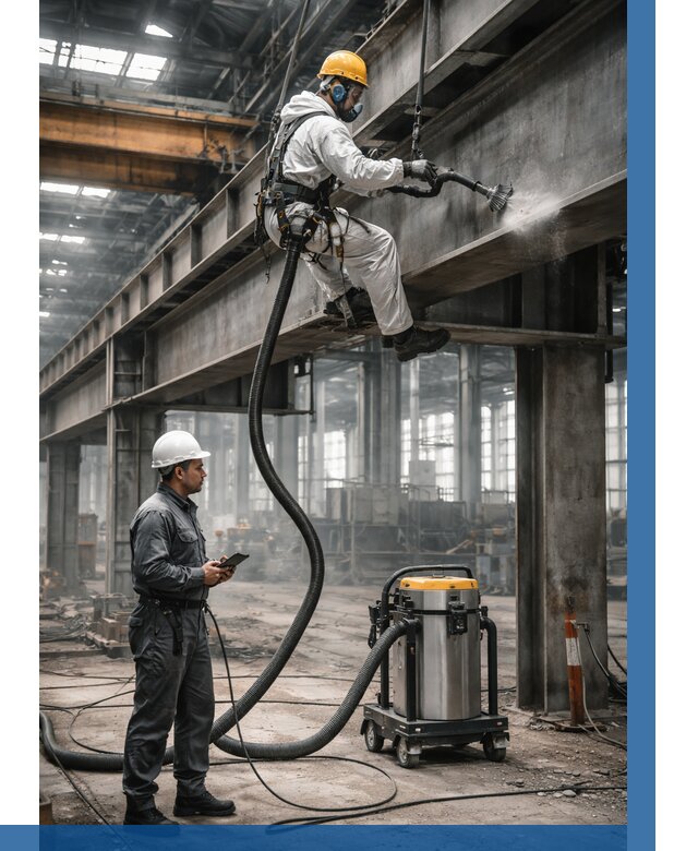 Обеспыливание конструкций в цехе в Елабуге от 4254 р. | ВЫСОТНИК-Лбг