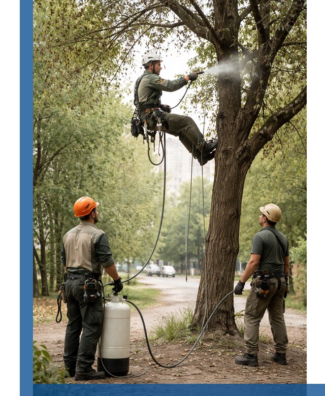 Обработка деревьев от вредителей в Елабуге профессиональная защита