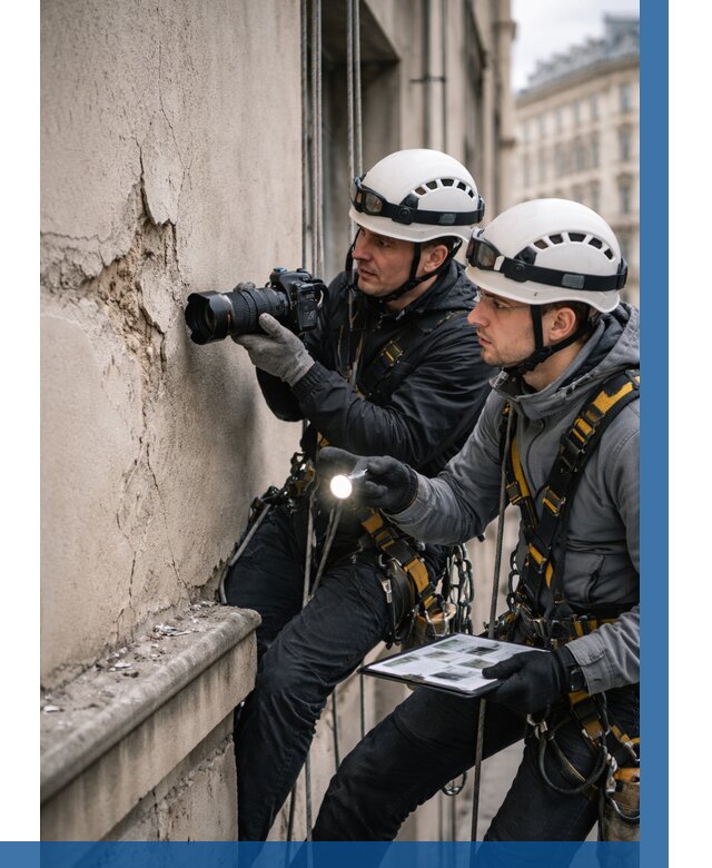 Фотофиксация дефектов фасада в Елабуге от 4558 р. | ВЫСОТНИК-Лбг