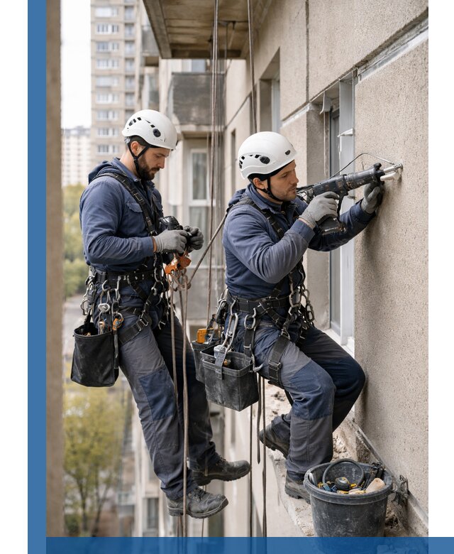 Промышленные альпинисты высотные работы и монтаж в Елабуге